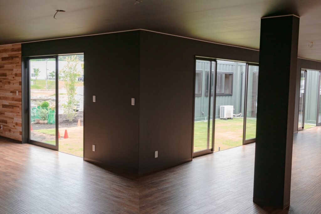 事務所オフィス用コンテナハウスJIS鋼材建築用コンテナ内装